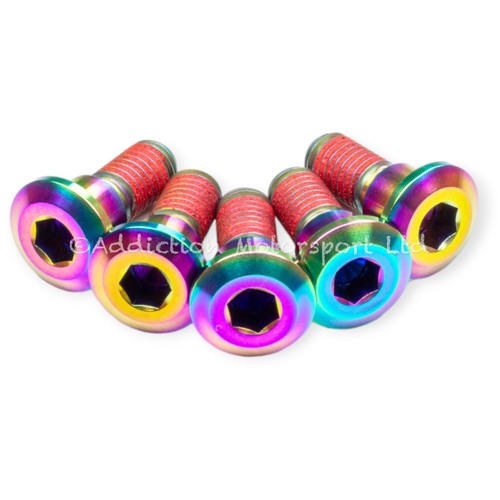 Rainbow titanium rear disc - 5x,