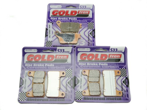 Goldfren s33 brake pads front - brake,
