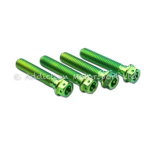 Green titanium front fork - titanium,