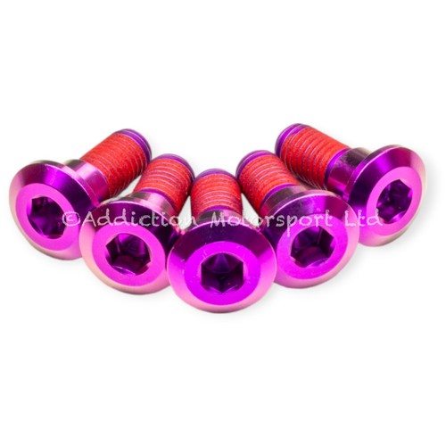 Purple titanium rear disc - 5x,