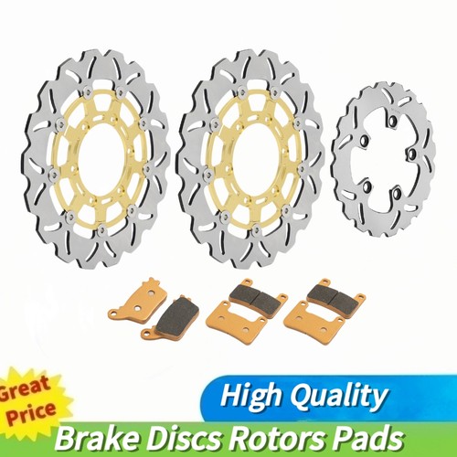 Front rear brake discs - front, pads